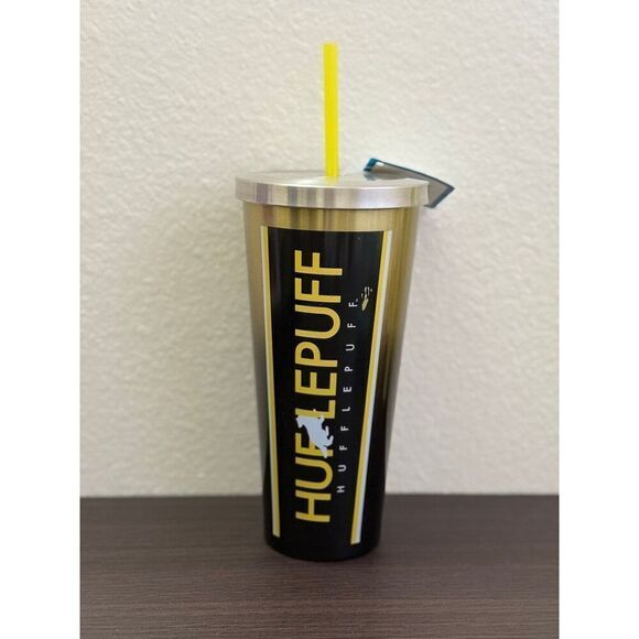 Harry Potter Hufflepuff Ombre Stainless Steel Tumbler - Picture 2 of 10